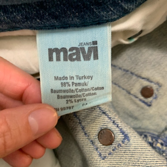 🌸MAVI Claudia Low Rise Cropped Straight Leg Jeans - Picture 10 of 11